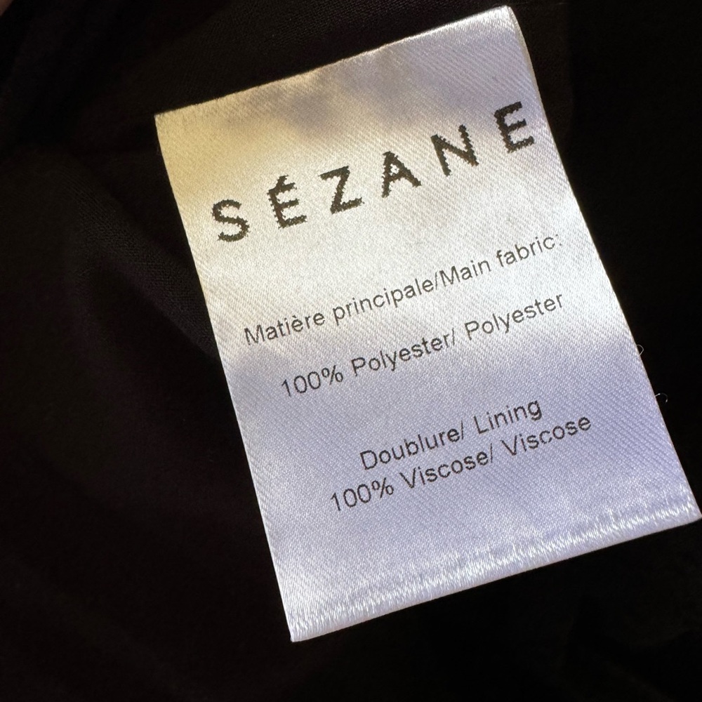 Sézane Moss Dress Black Size 4 US / 36 FR - Picture 16 of 17